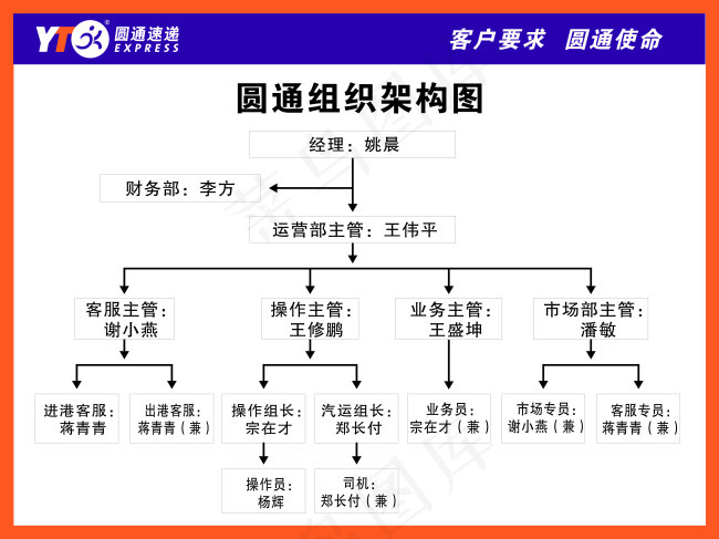 圆通组织架构图