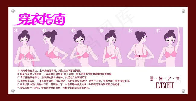 穿衣指南cdr矢量模版下载