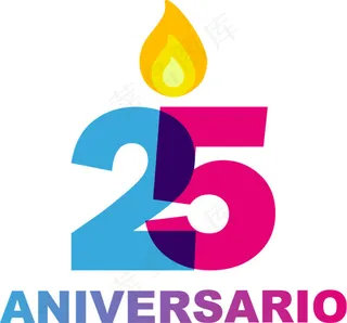 时尚周年庆数字