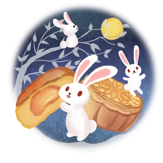 玉兔与月饼玉兔与月饼