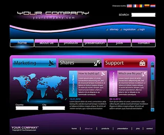 网页界面设计素材