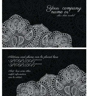 欧式花纹背景图片