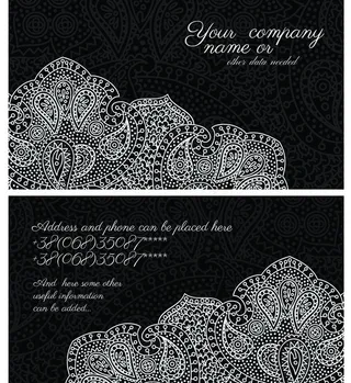 欧式花纹背景图片