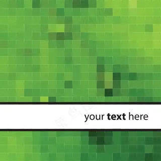 摘要绿色瓷砖背景