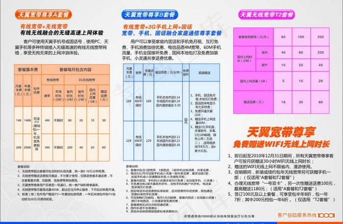 宽带资费图片cdr矢量模版下载