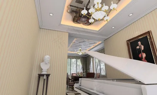 欧式客厅效果图图片