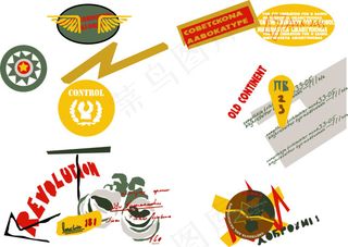 体育元素超清经典矢量图体育标识