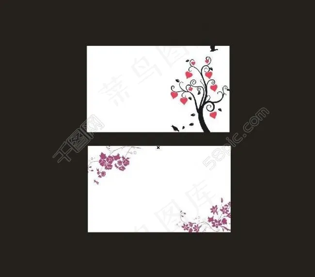 高级名片模板会员卡图图片cdr矢量模版下载