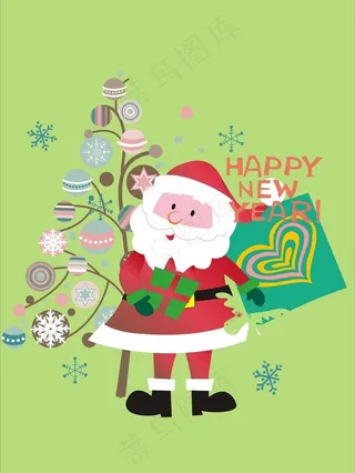 圣诞老人矢量图图片