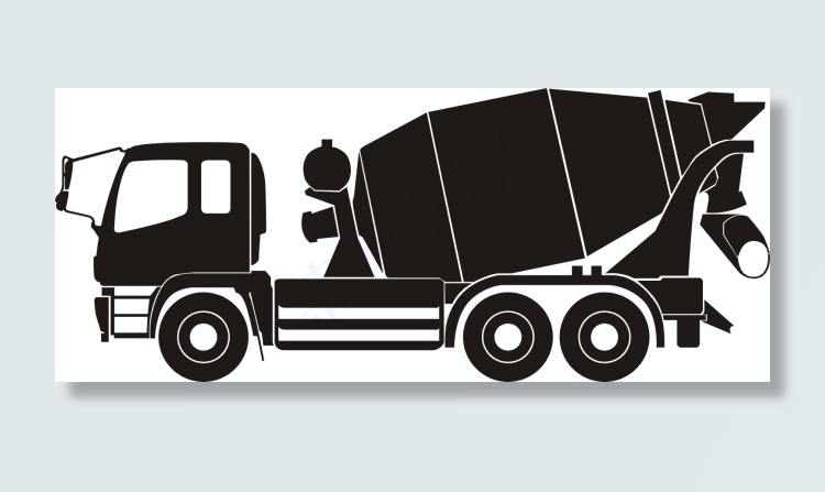 矢量搅拌车 创意 新颖cdr矢量模版下载