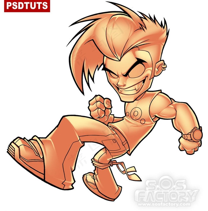 酷酷的卡通人物图片