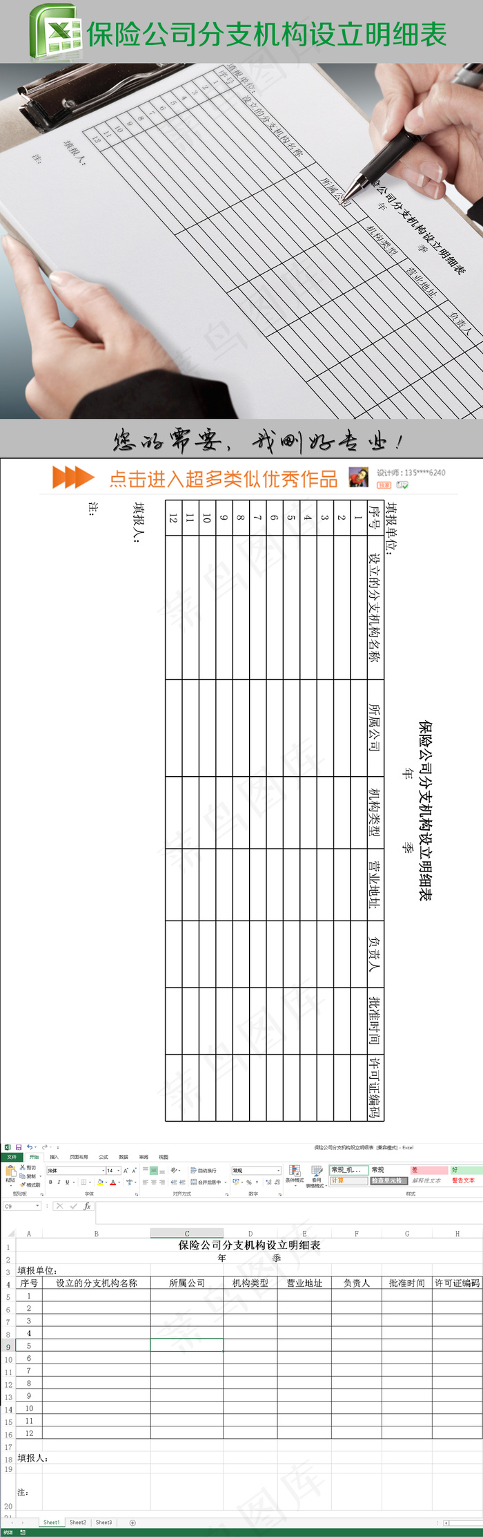 保险公司分支机构设立明细表
