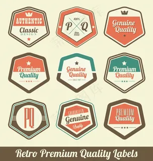 复古的优质标签