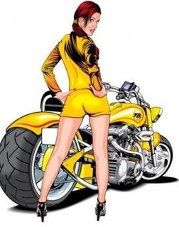 美丽和性感的跑车01矢量