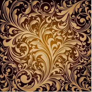 植物花纹背景素材