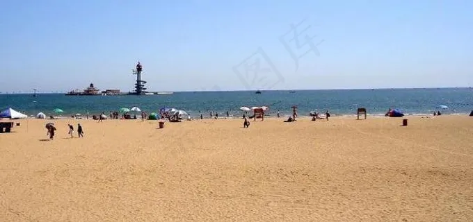 南戴河海滩图片