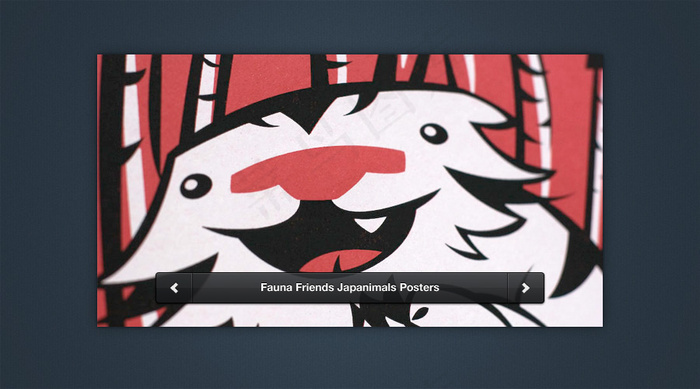 玻璃质感切换banner-psd分...psd模版下载