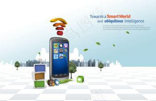 黑色手机上的红色信号