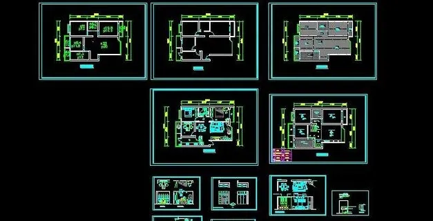 多种户型家庭装修平面布置设计图