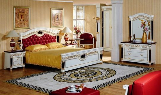 欧式卧室 家具 床 装饰图片