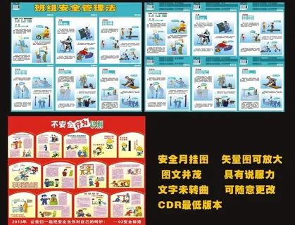 安全 宣传 挂图图片