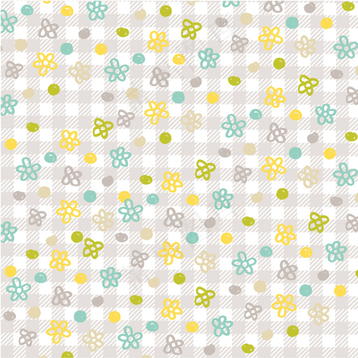 矢量图 休闲风 小碎花 免费素材