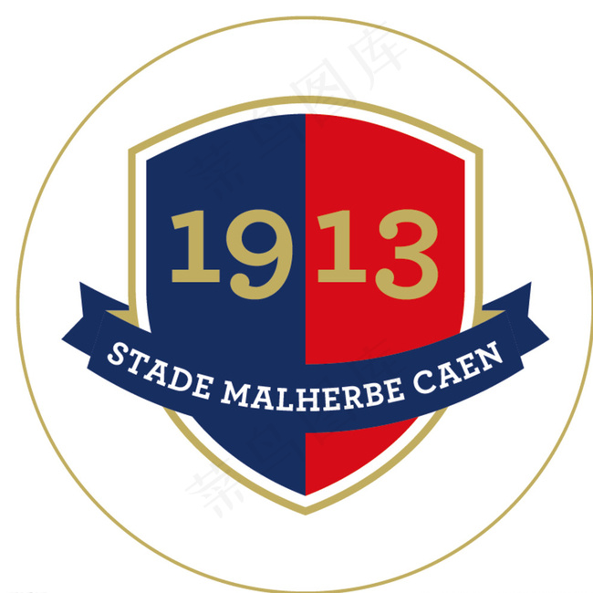 卡昂足球俱乐部徽标图片