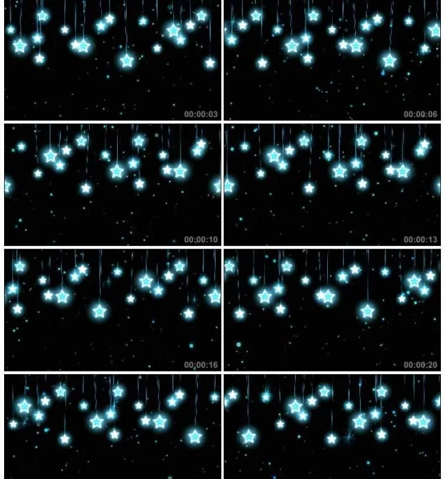 黑色背景蓝色离子视频