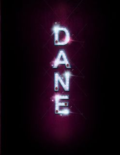 字体样式闪光亮光英文蓝色