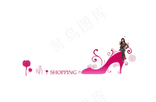 坐高跟鞋上的美女模特PSD分层素材psd模版下载