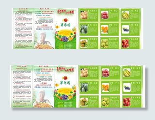 果乐园三折页