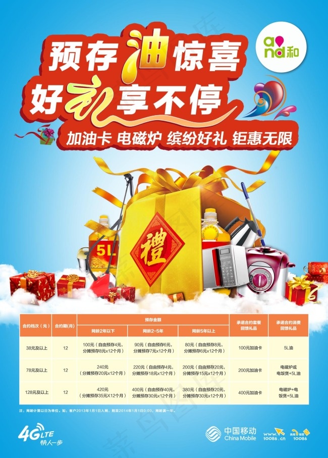 南阳移动海报psd模版下载