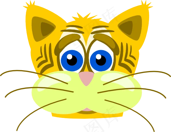 盛伤心山猫剪贴画