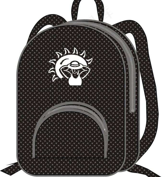 双肩包设计图片