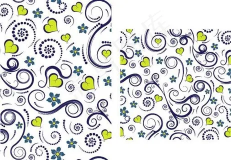 植物缤纷背景矢量图089 植物缤纷背景矢量图089