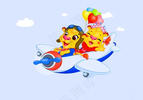 油画卡通动物图片 油画卡通动物图片