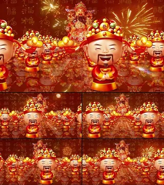财神到喜庆视频