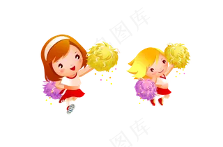 word学生体育运动会人物设计素材