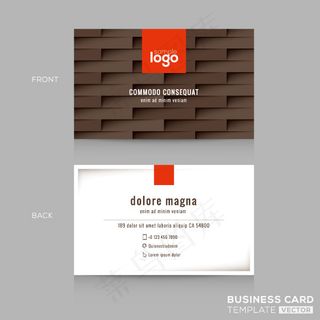 名片卡片矢量素材