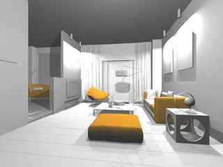 室内装饰模型图