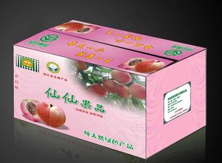 桃子包装 (注展开图)图片