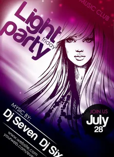 迪斯科舞厅海报图片