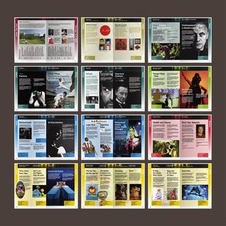 时尚人物杂志内页画册