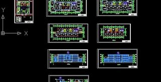 某县城中学教学楼建筑设计施工图
