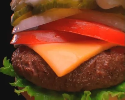 蔬菜汉堡模板下载