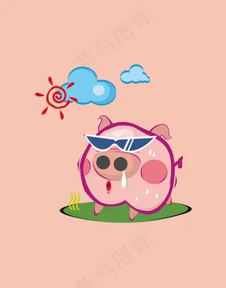 小猪卡通图案