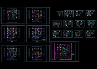 凤凰山庄别墅装饰施工图
