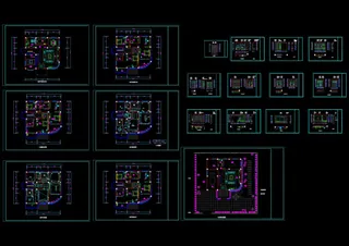 凤凰山庄别墅装饰施工图