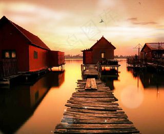 惬意黄昏QQ空间flash