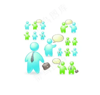 商务小人图片